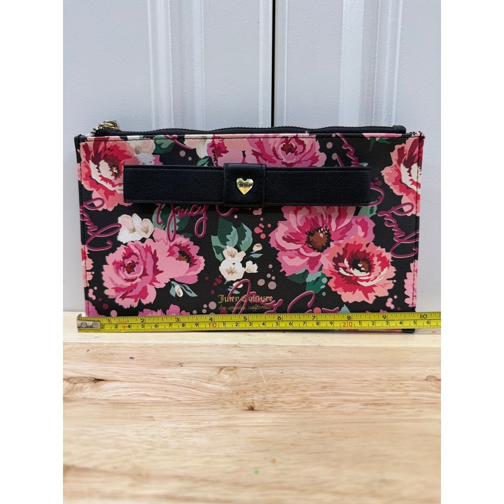 NWOT Juicy Couture Peek a Bow Floral Wristlet Pick a Flower - Picture 3 of 10